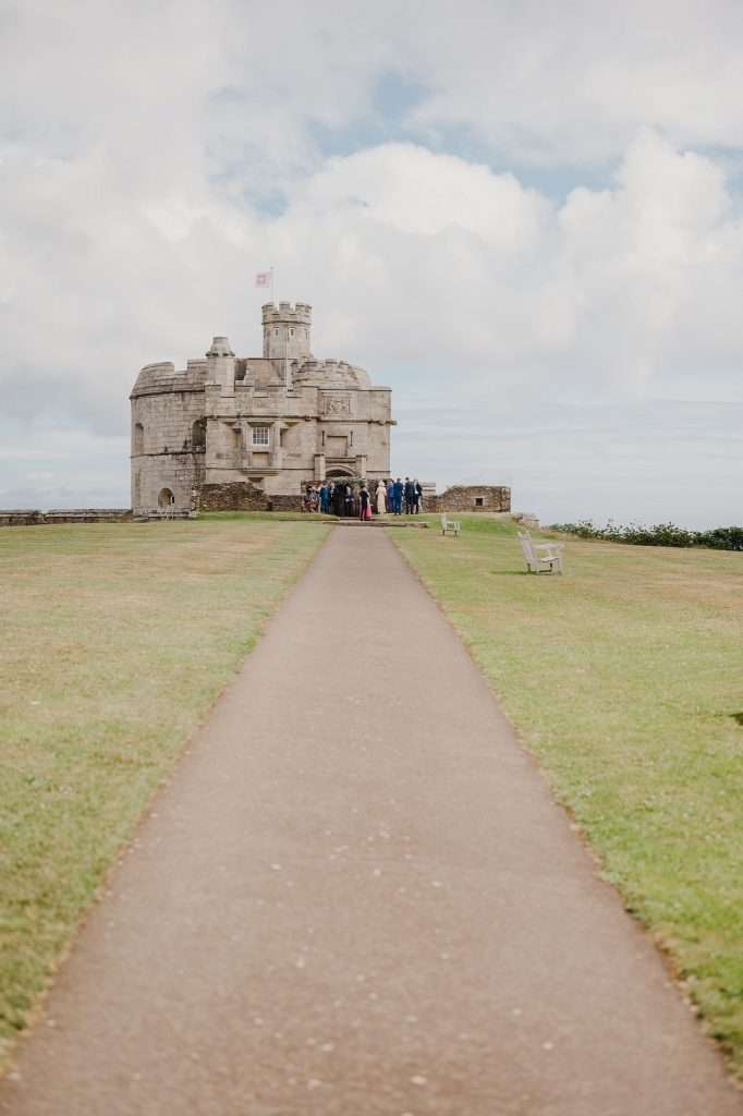 Looking down the path to Pendennis Castle - Top 5 Coastal Venues in Cornwall