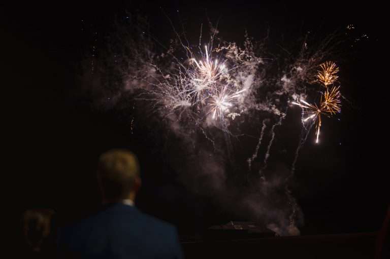 Fireworks at Pendennis Castle - Top Wedding Venue In Cornwall