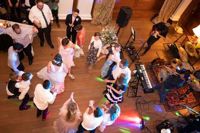Wedding dance moves at Minterne House