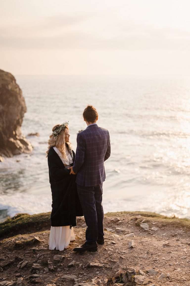 Wedding VS Elopement - The Difference | Eloping at Chapel Porth, St Agnes