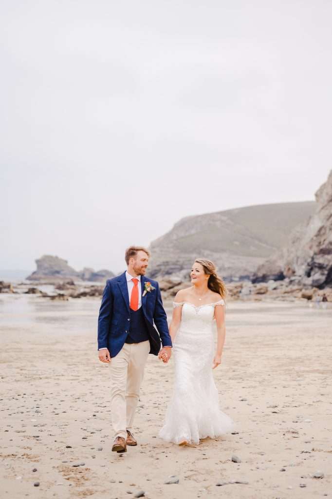 Intimate Wedding At Driftwood Spars | Cornwall Wedding Photographer