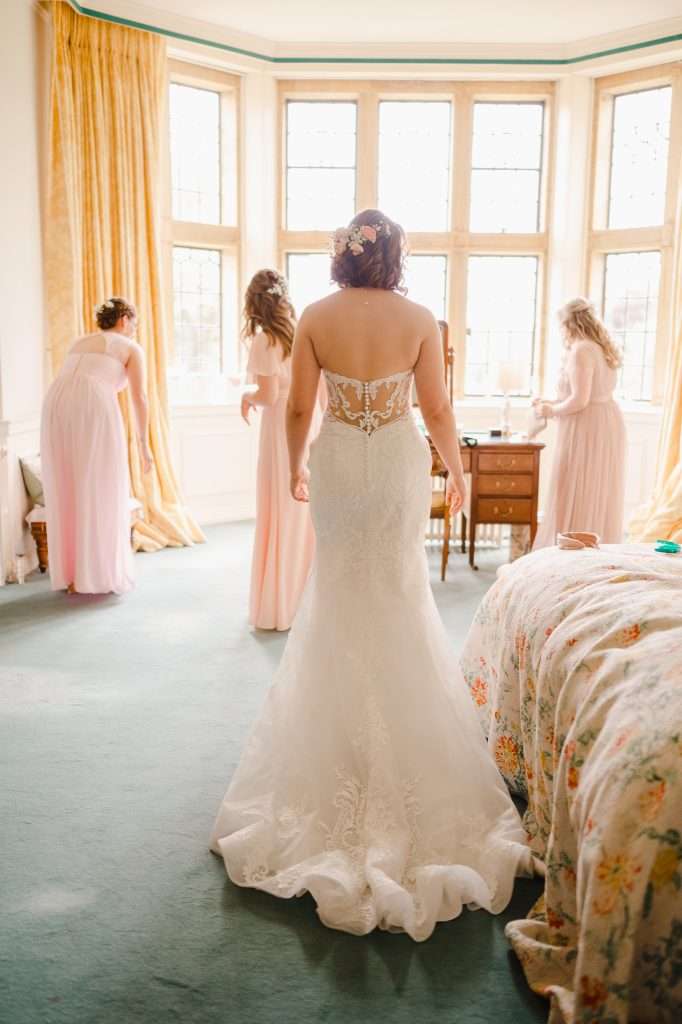 Nearly ready Bride in here wedding dress - What Is The Difference Between A Wedding Planner And A Wedding Designer?