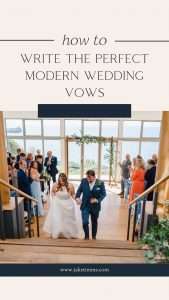 Pinterest Photo - Writing the Perfect Modern Wedding Vows: A Guide to Crafting Heartfelt and Memorable Promises | Including 24 Vow Examples