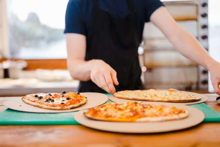 Pizza serving station - Wedding Catering Trends