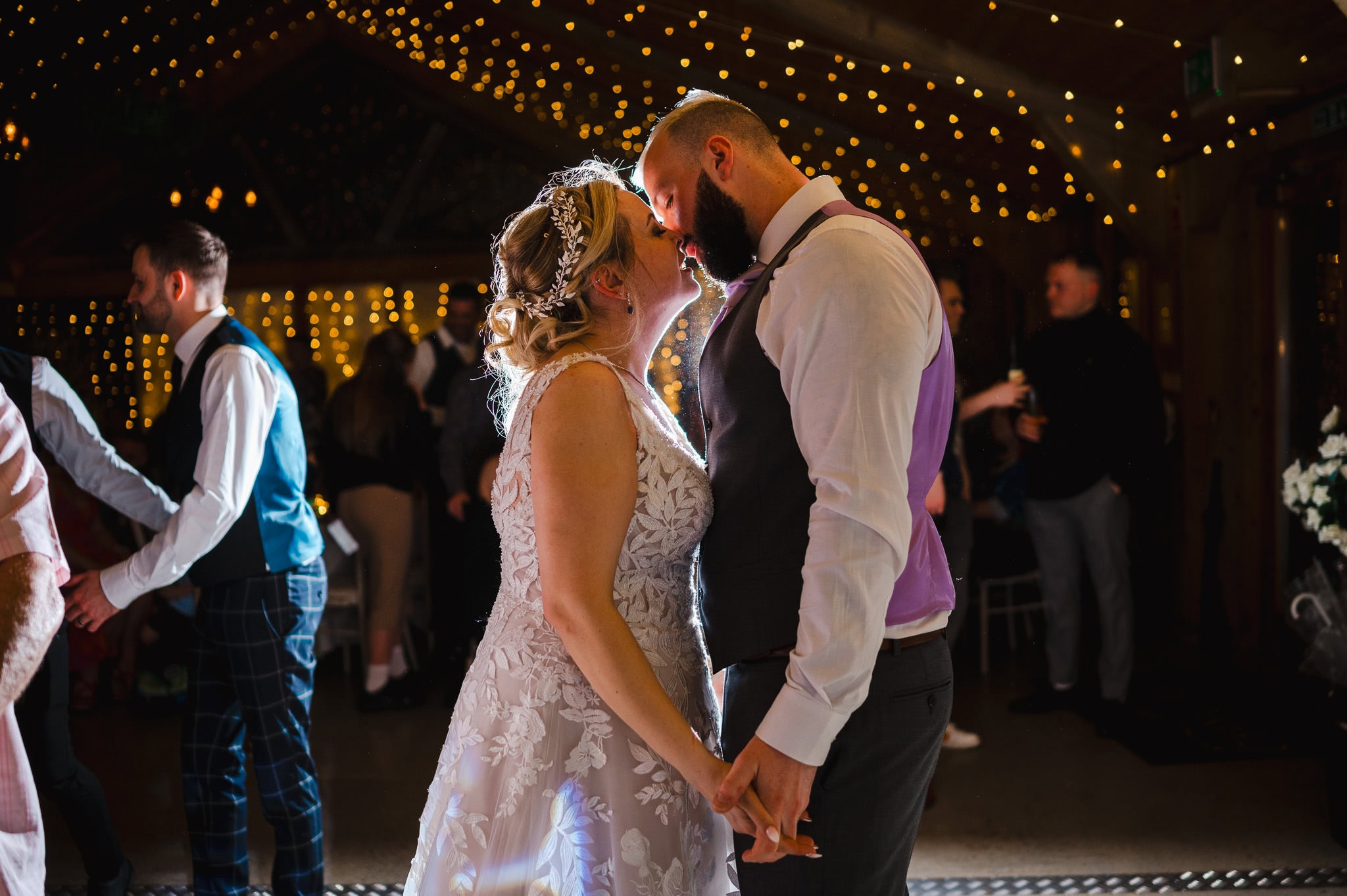 First dance as husband and wife at Chycara, Cornwall