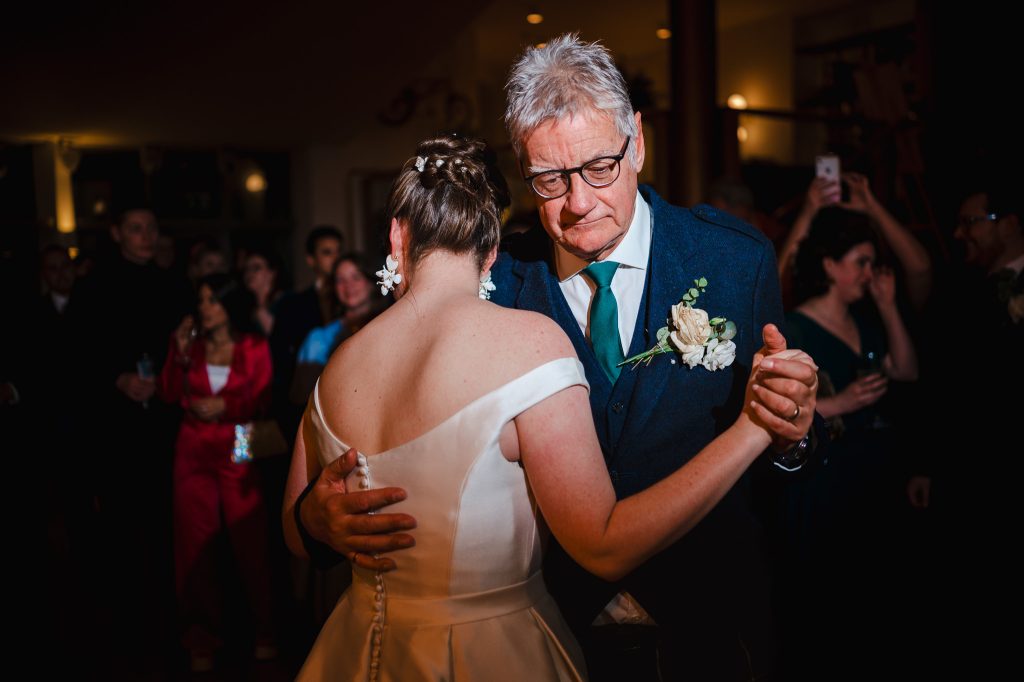 Wedding day Father daughter dance
