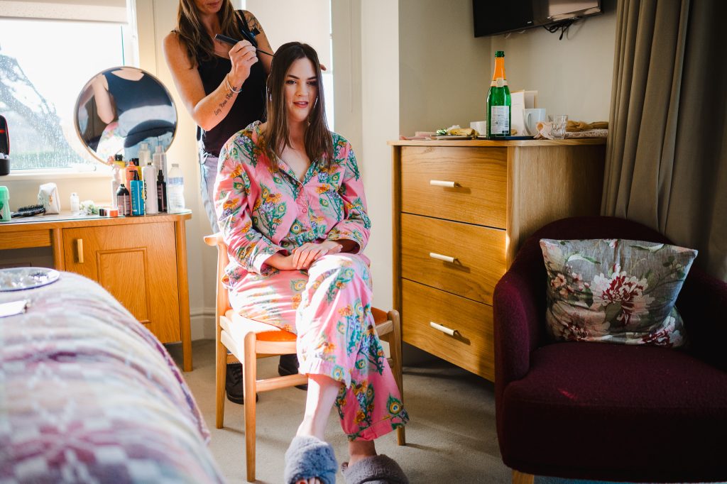 Wedding Hair styling