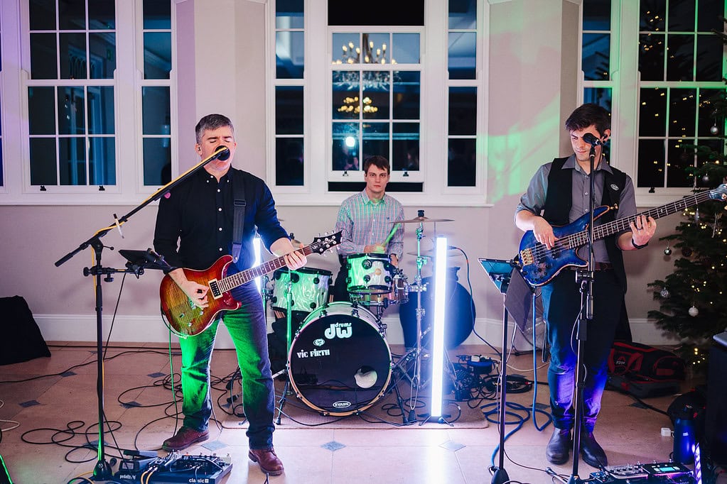 Wedding band filling up the dance floor
