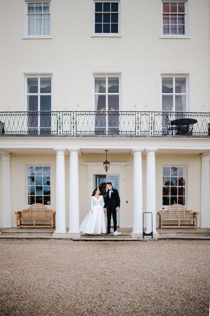 Couple portraits at Rockbeare Manor Wedding Venue