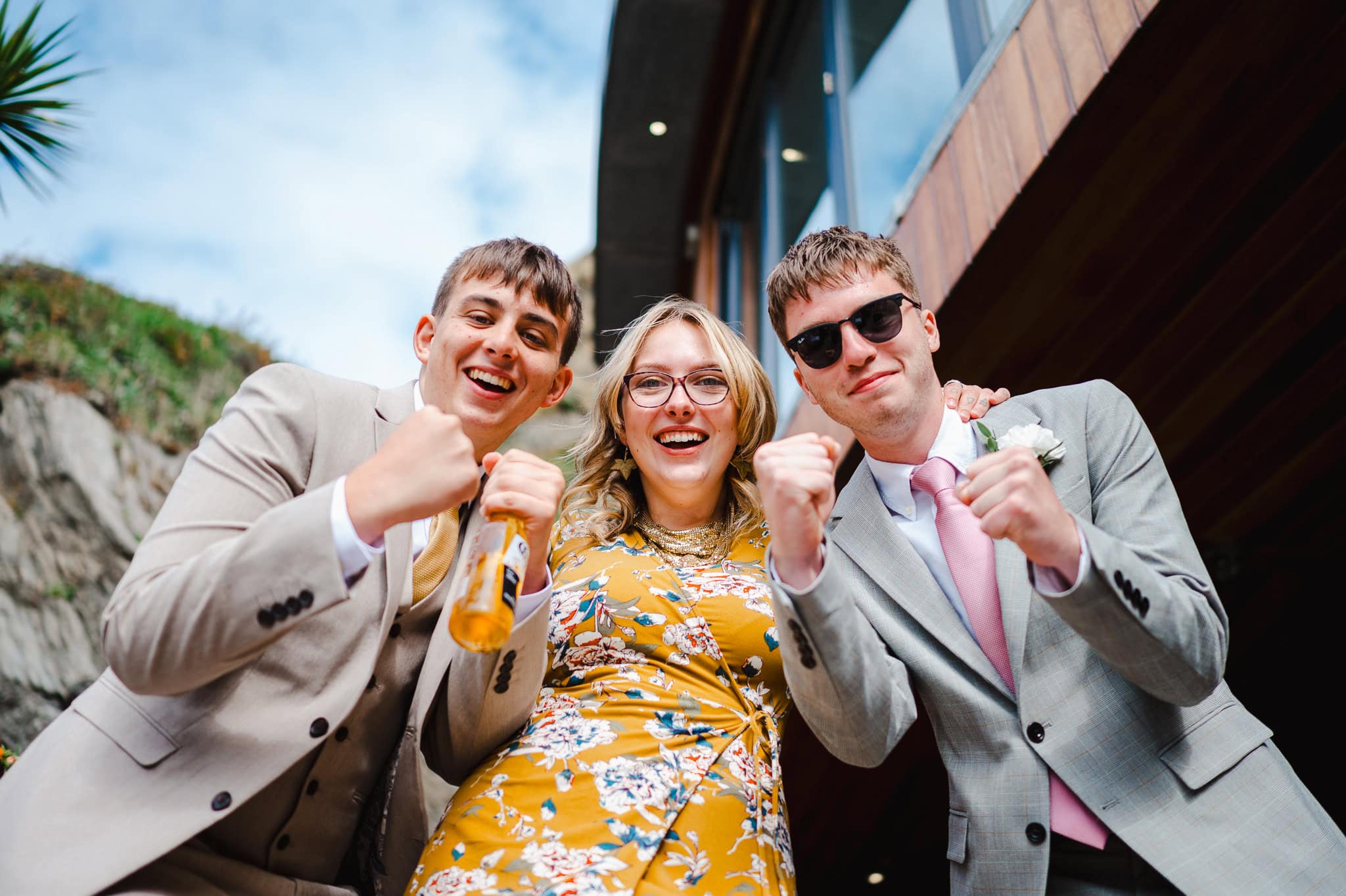 Happy Wedding Guests