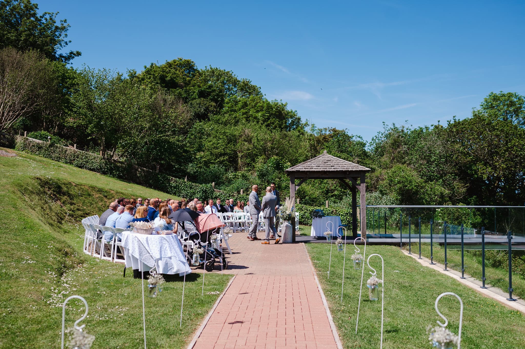 Ceremony at the Sandy Cove Hotel