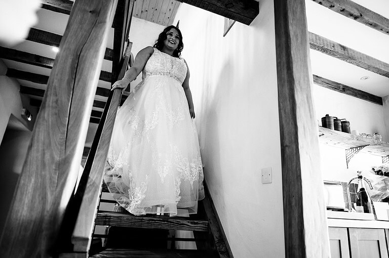 Brides first reveal to her dad