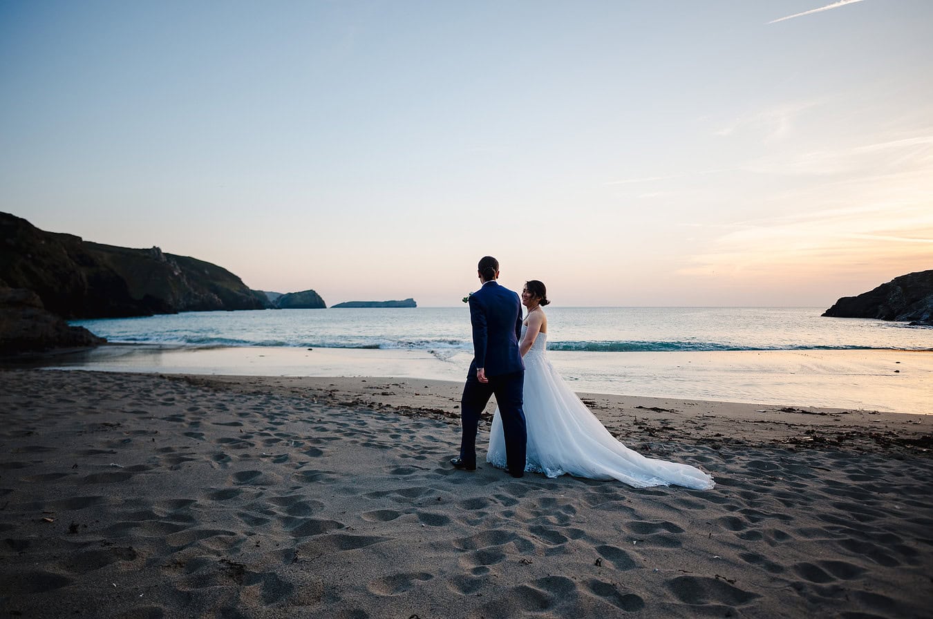 Sunset wedding beach walks are the ultimate couple goals - wedding portfolio