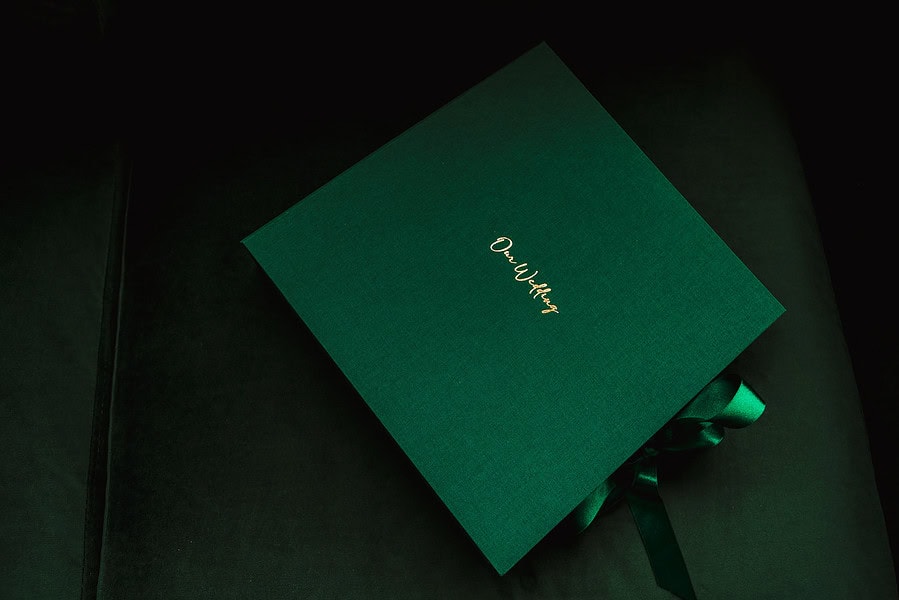 Wedding album box, the style of box each wedding album comes deliverd in from Jake Timms Photography