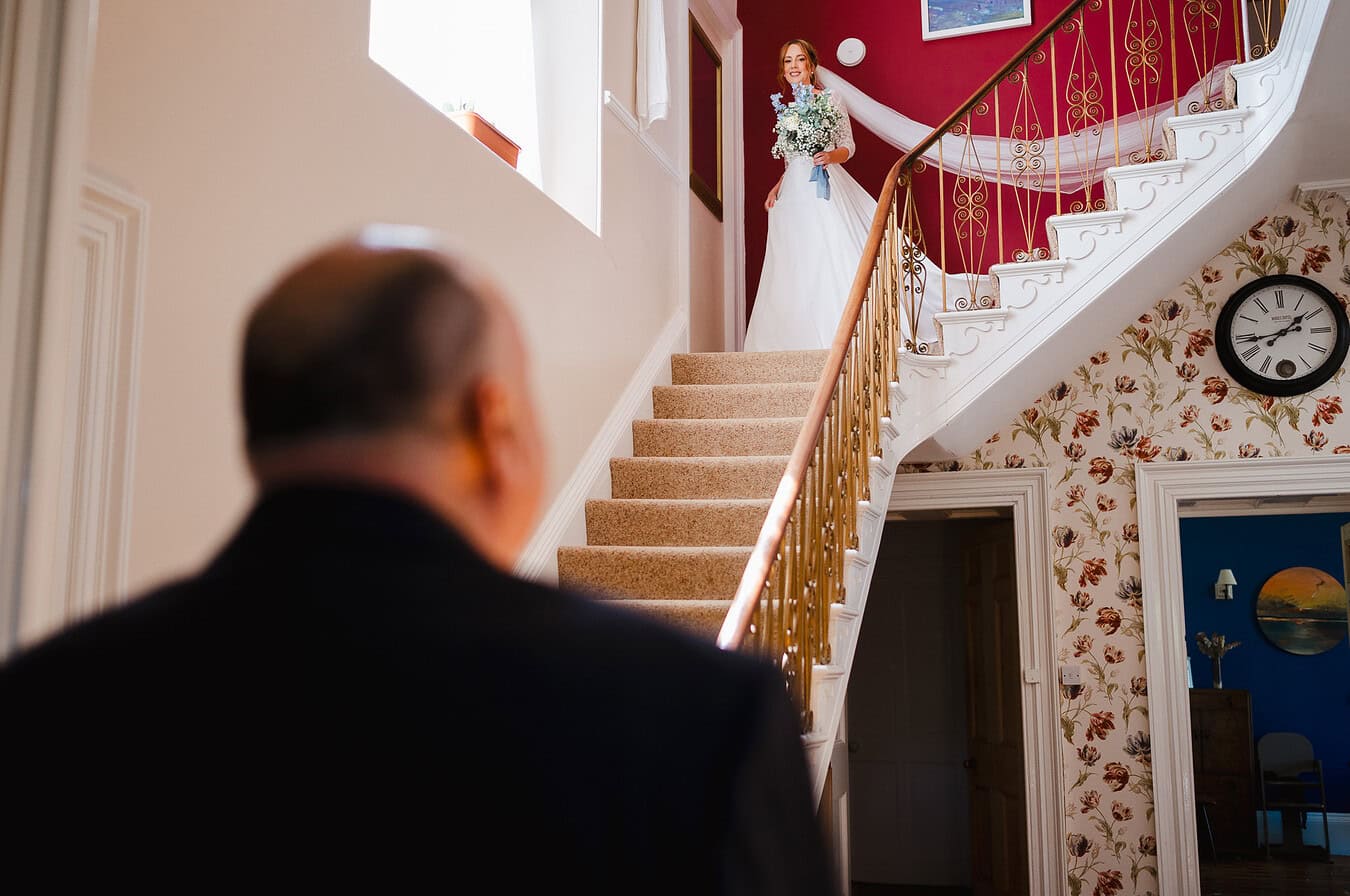 Meeting your daughter for the first look is an emotional time for any father