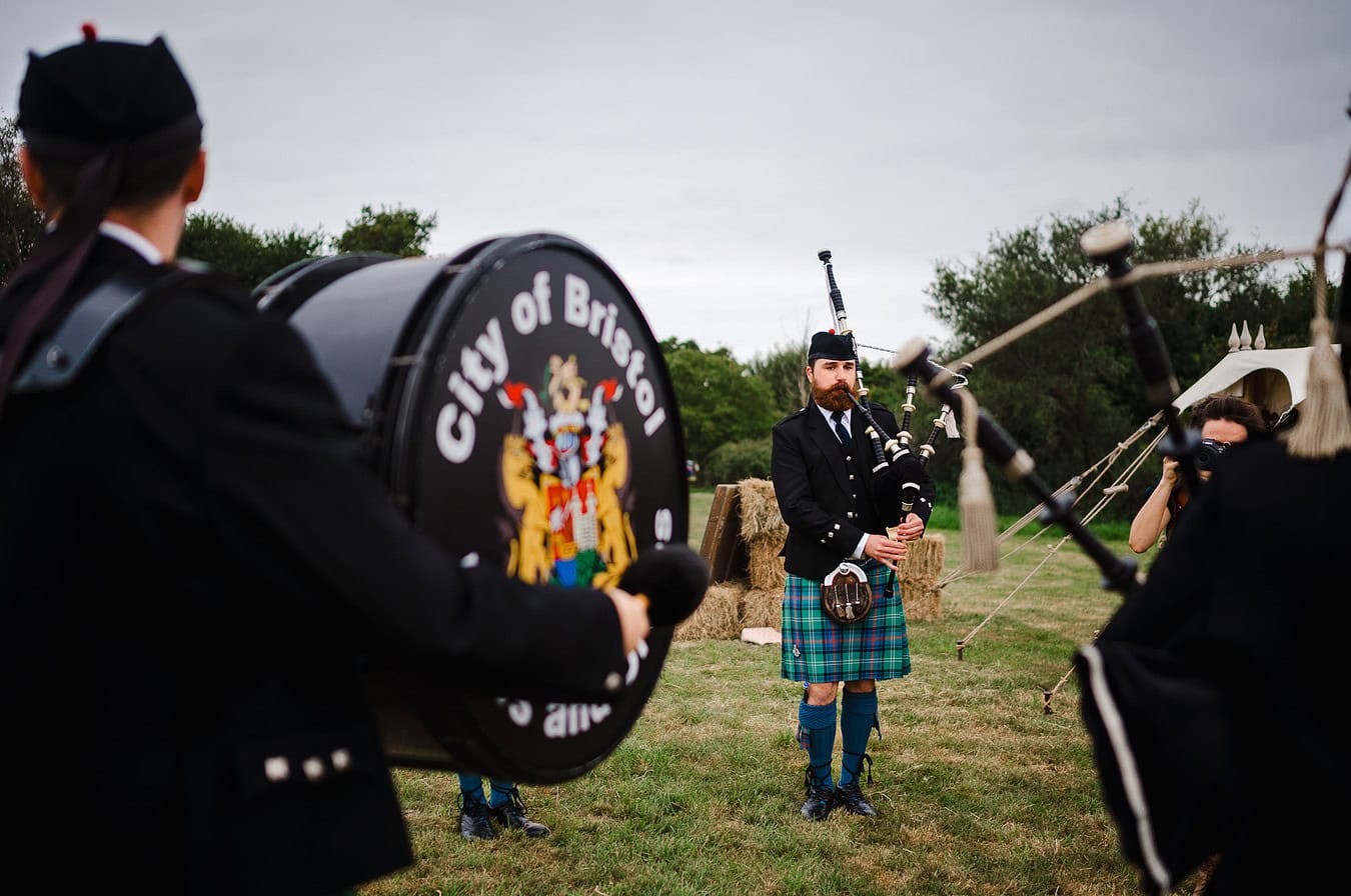 Bagpipes for weddings offers a unique experience