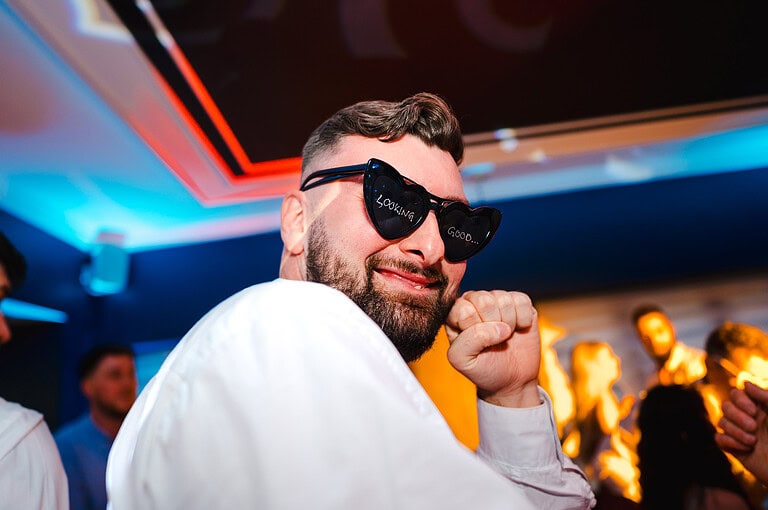 Pulling out your dance floor moves and sunglasses